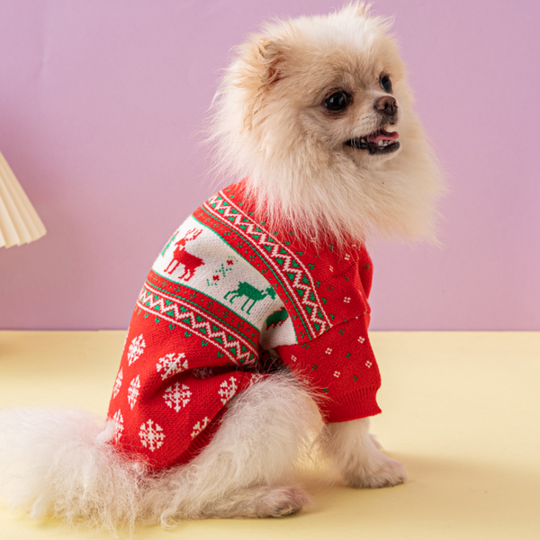 christmas sweater circle side