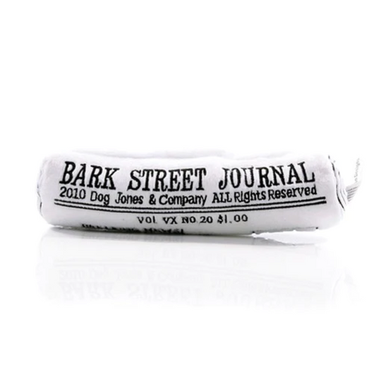 Bark Street Journal Dog Toy