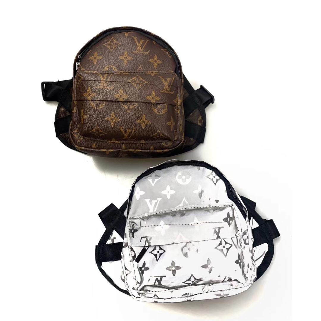 LV Dog Backpack & Hat Set – Purrfect Puppy