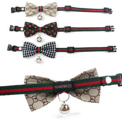 Dog collar and bow tie set hotsell